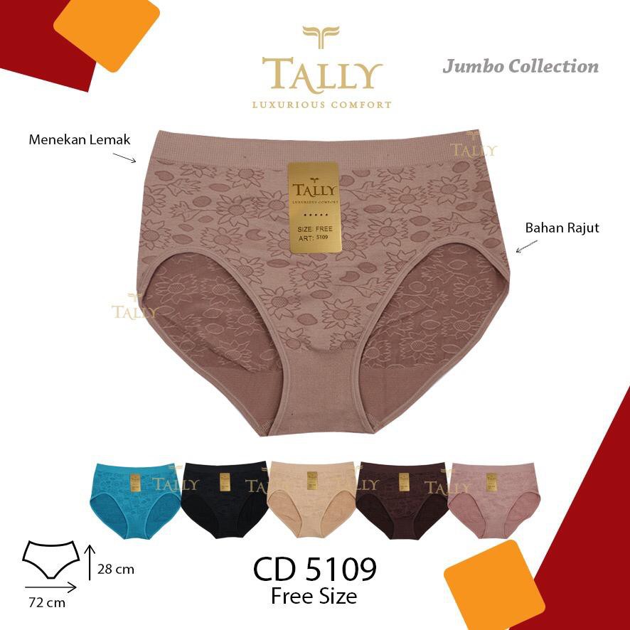 TALLY CD CELANA DALAM JUMBO 5109 I FREE SIZE | FIT XXXL I BAHAN RAJUT