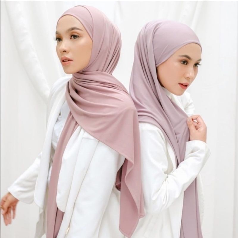 EB Pashmina Instan Malay Bahan Ceruty Babydoll Premium