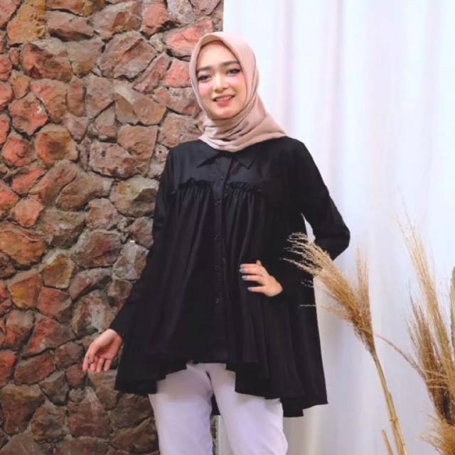 Nadia top atassn bliouse wanita fashion muslim