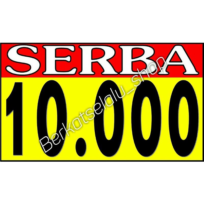 

karton tulisan serba 10rb