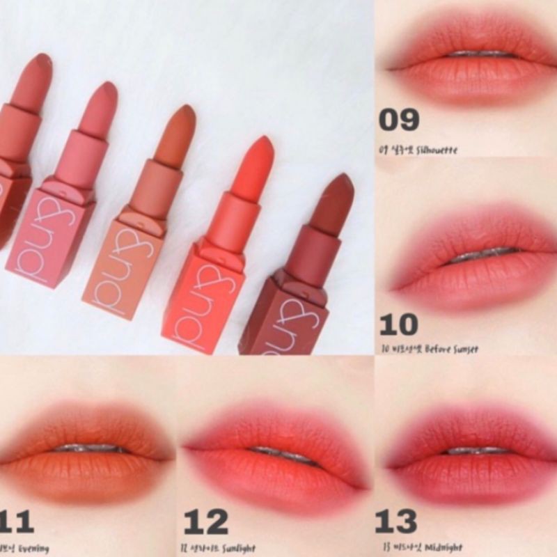 ROMAND ♥️ lipstik Zero Matte shade midnight