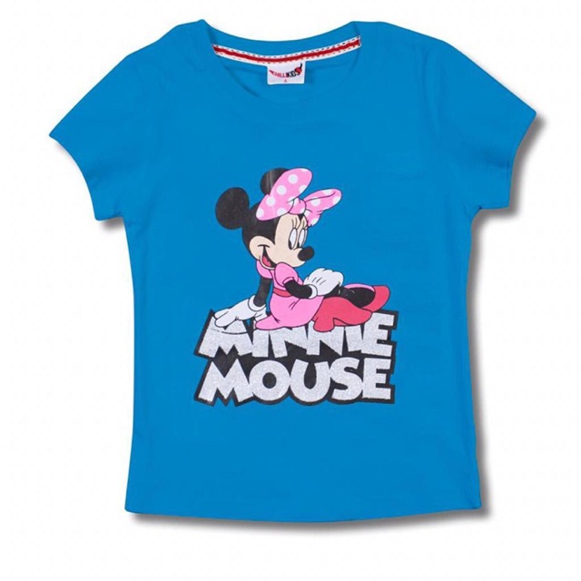 Kaos Anak Perempuan Minnie Mouse/ Kaos Anak Perempuan Bermotif