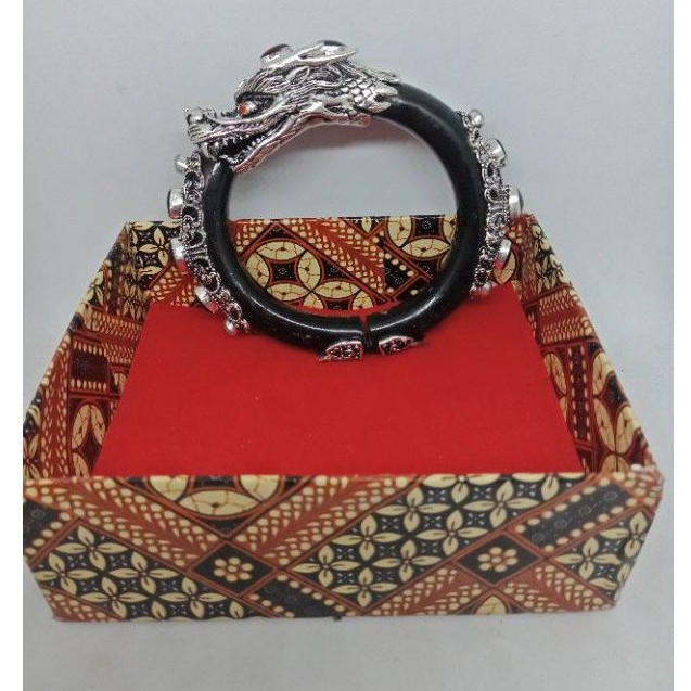GELANG AKAR BAHAR ALPAKA MOTIF NAGA