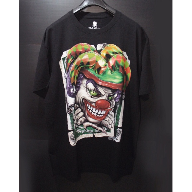 Kaos Joker Clown Big print by Damn black label ©️Rock chang