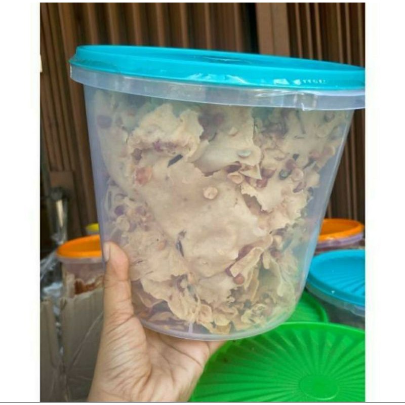 

Peyek/ Rempeyek pakai santan daun jeruk Homemade