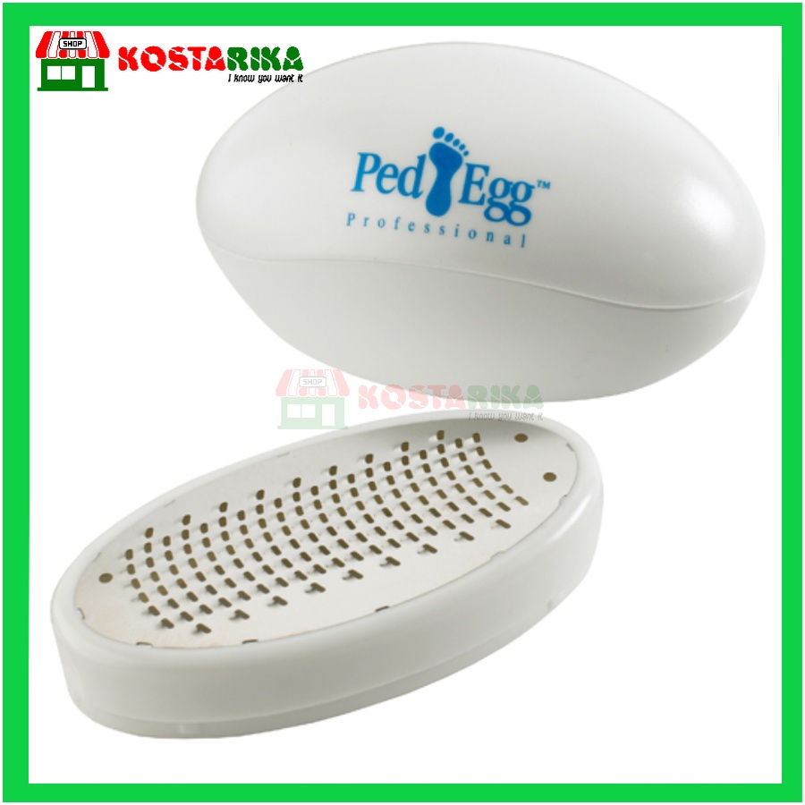 KOSTARIKA Ped Egg Pembersih Penghalus Gosok Tumit Kaki Kapalan Kulit Mati Kering