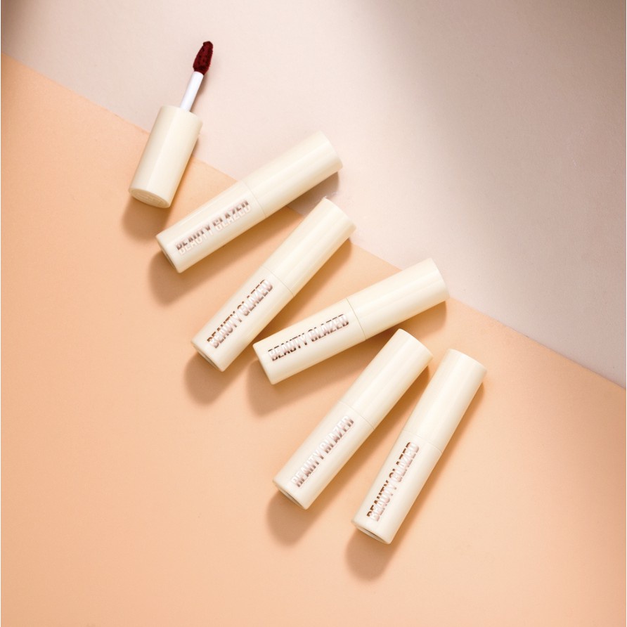 BEAUTY GLAZED White Chocolate New Silky Lip Glaze Lipstick Matte Smooth Waterproof And Drable BG002