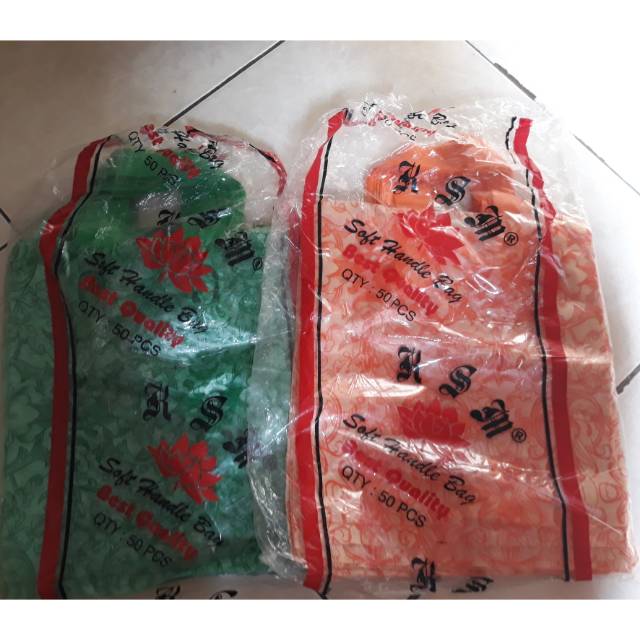 Kantong plastik HD Softhandle / Tali Motif Batik