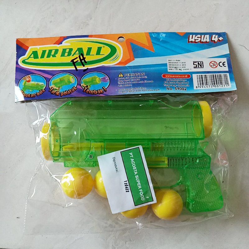 59002 - Mainan Pistol peluru Bola Air Ball tanpa Batterai 59002