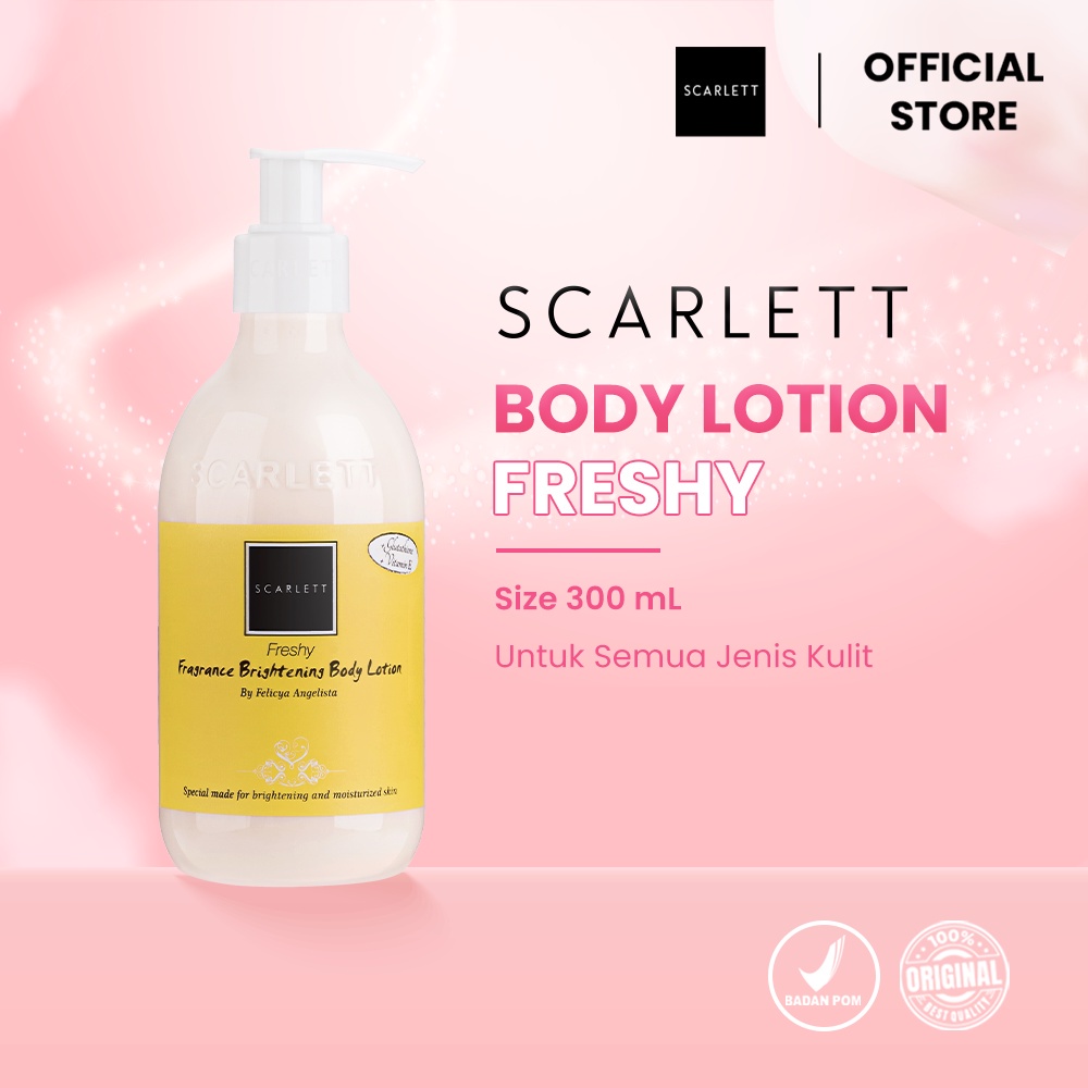 Scarlett Whitening Body Lotion Freshy / Lotion Scarlett FRESHY