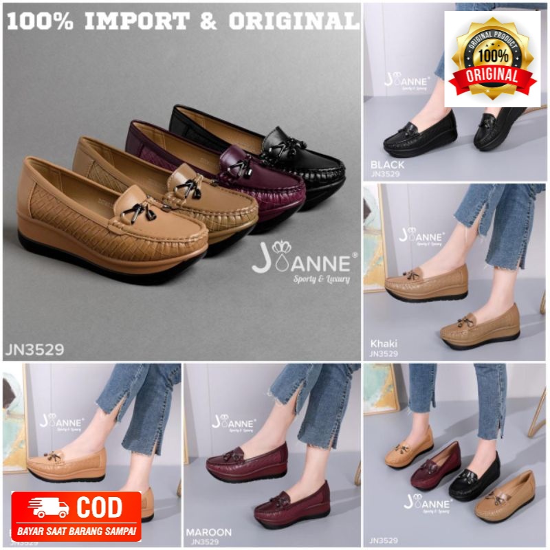 [ORIGINAL] JOANNE Wedges Shoes Sepatu Wanita #JN3529