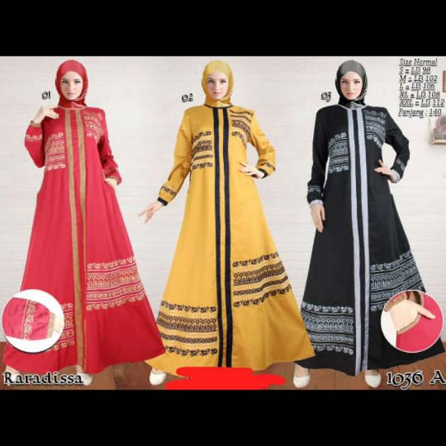 Gamis Bordir Raradisa
