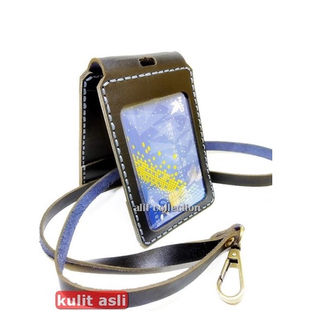 

iD card holder kulit asli - name tag kulit asli costum nama perusahaan dan photo i