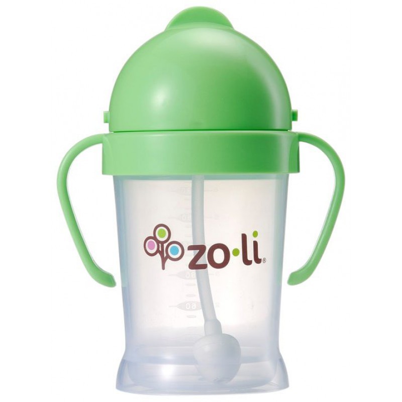 Zoli Straw Sippy Cup Bot XL 9 oz/270ml - Green