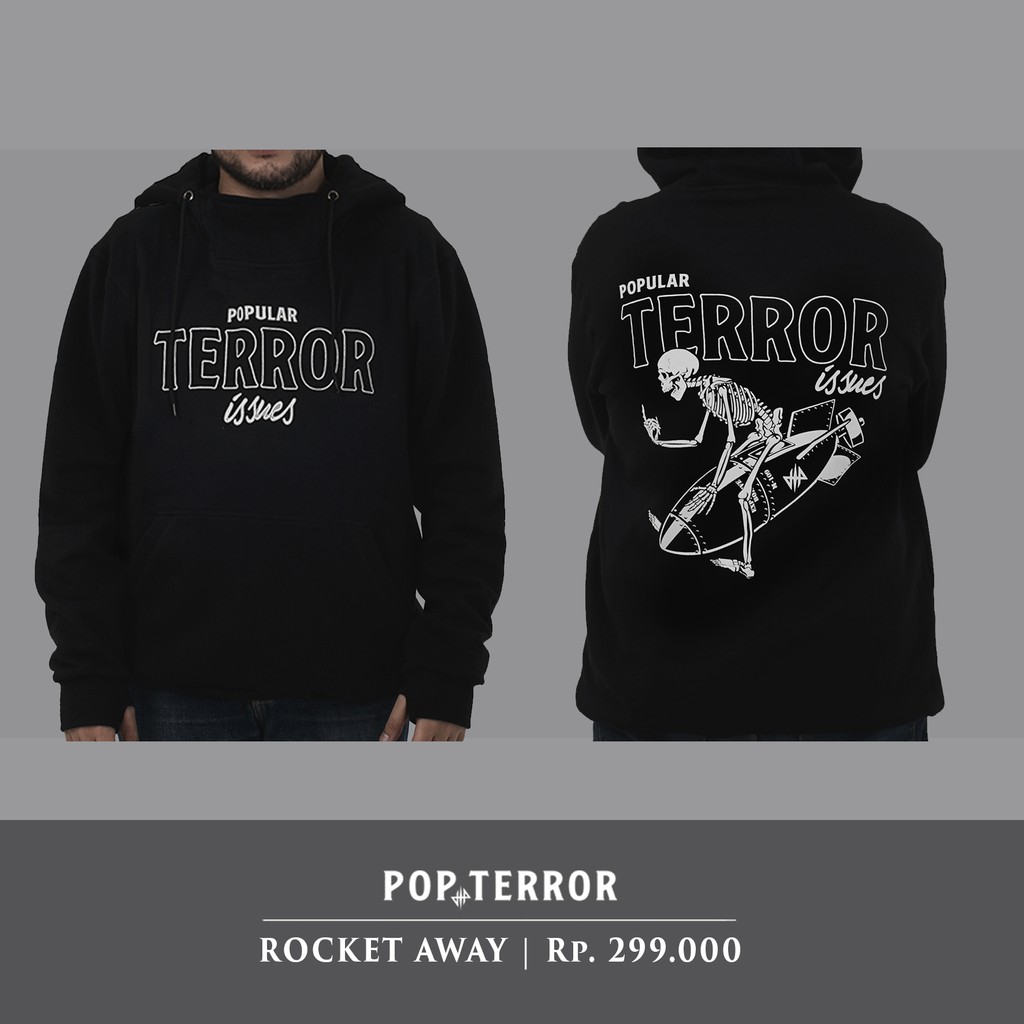 POPTERROR ROCKET AWAY - HOODIE SWEATER