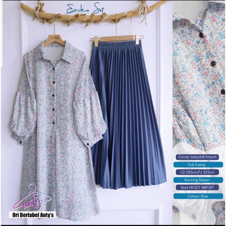EMIKO SET BY ANTY ( BAWAHAN ROK)/TOMOMI SET BY ANTY