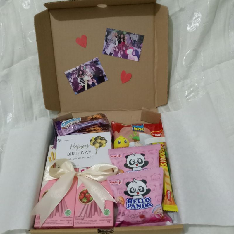 

Hamper snack kado hadiah ultah