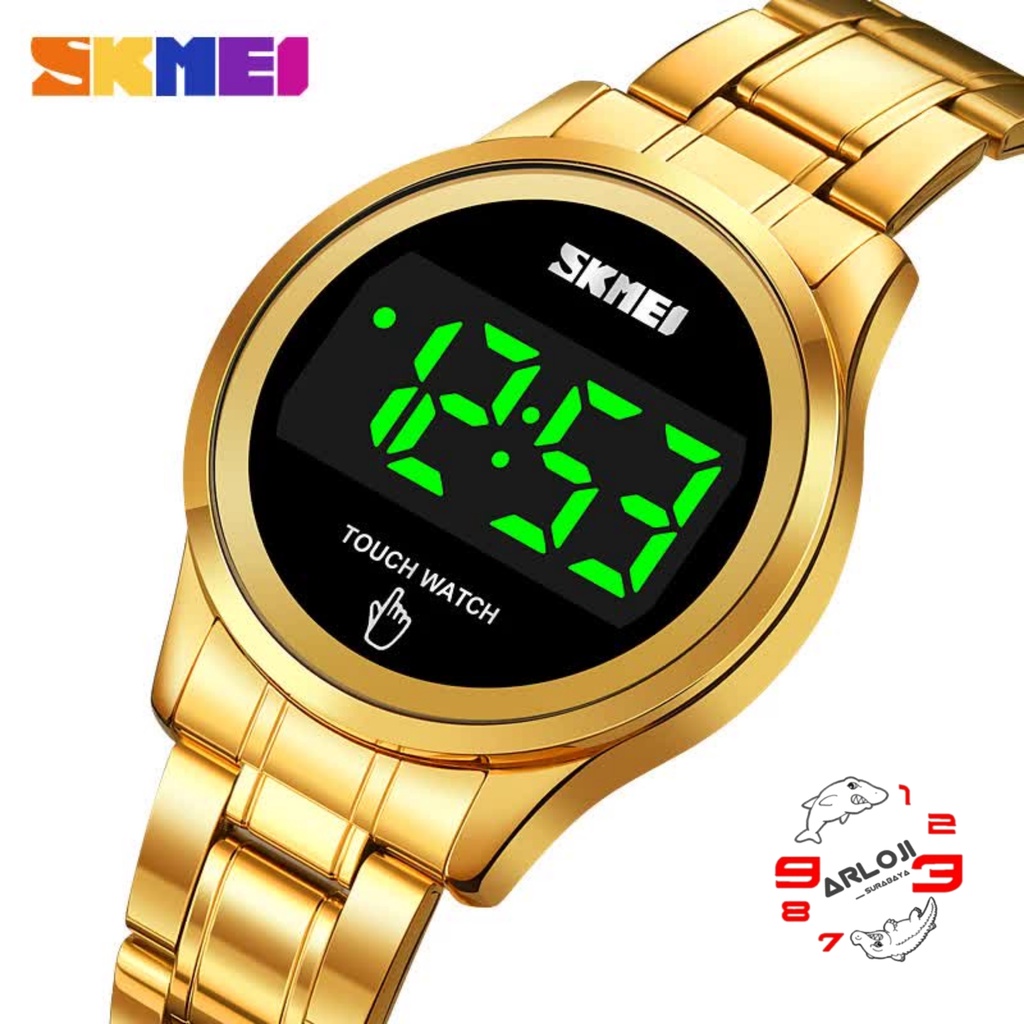 Arloji_Surabaya • Jam Tangan Wanita Skmei 1737 Original Touch Watch Stainlees