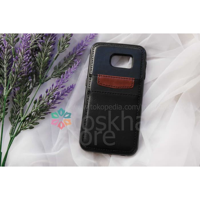 Leather Case Samsung S7 Edge With Card Slot