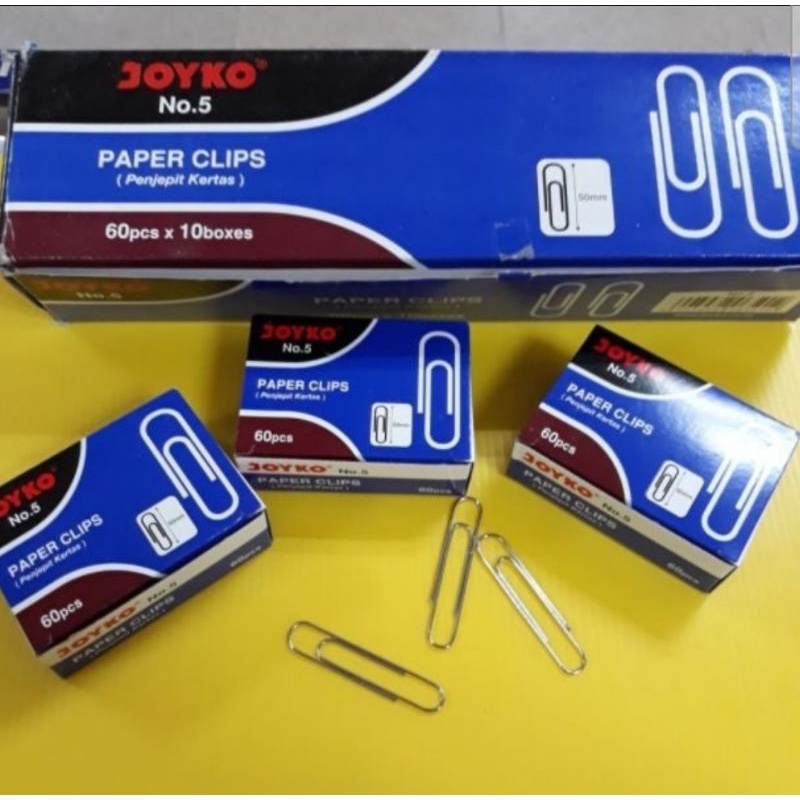 

PAPERCLIP NO 5 JOYKO ( 10 PCS )