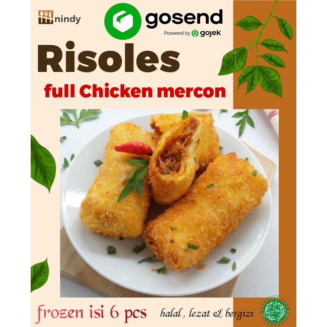

Risoles rasa full ayam mercon (Frozen)