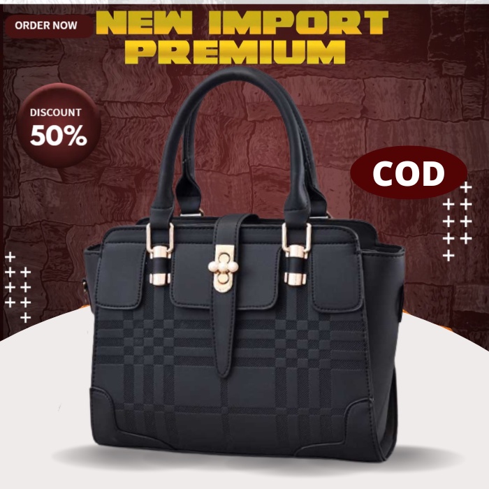 FL10035 Tas import elegan  Ibu Buat Kondangan Pengajian cantik simpel  Selempang Wanita Branded Kore