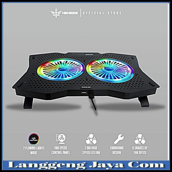 Cooling Pad Nyk Nemesis X6 Thunderstrom Pendingin Laptop