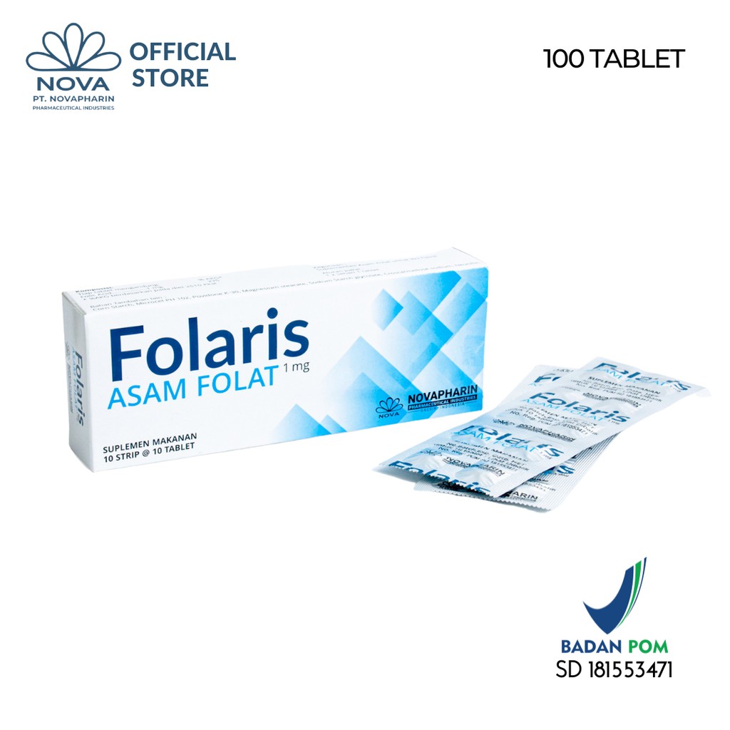 FOLARIS 1 mg / ASAM FOLAT 1 mg NOVAPHARIN