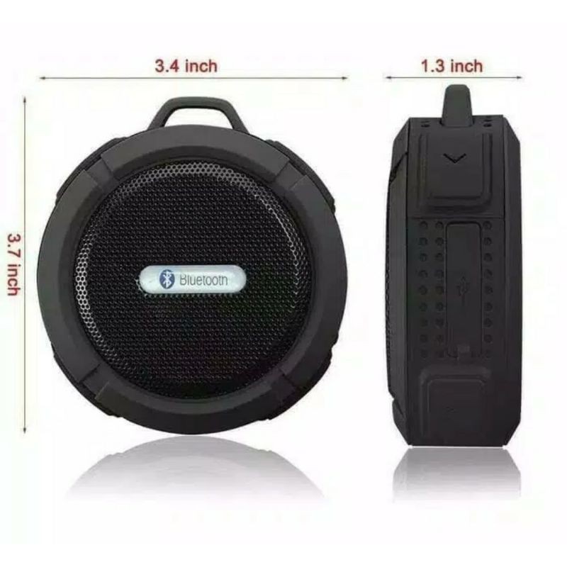 Speaker Bluetooth C6 Waterproff Anti Air Music Audio Super Bass-7
