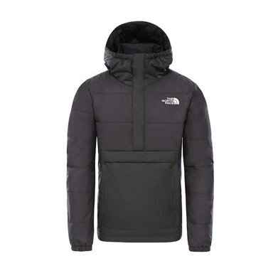 Alan - Jaket Casual The North Face Insulated Fanorak Jacket Packable - M, Black Green