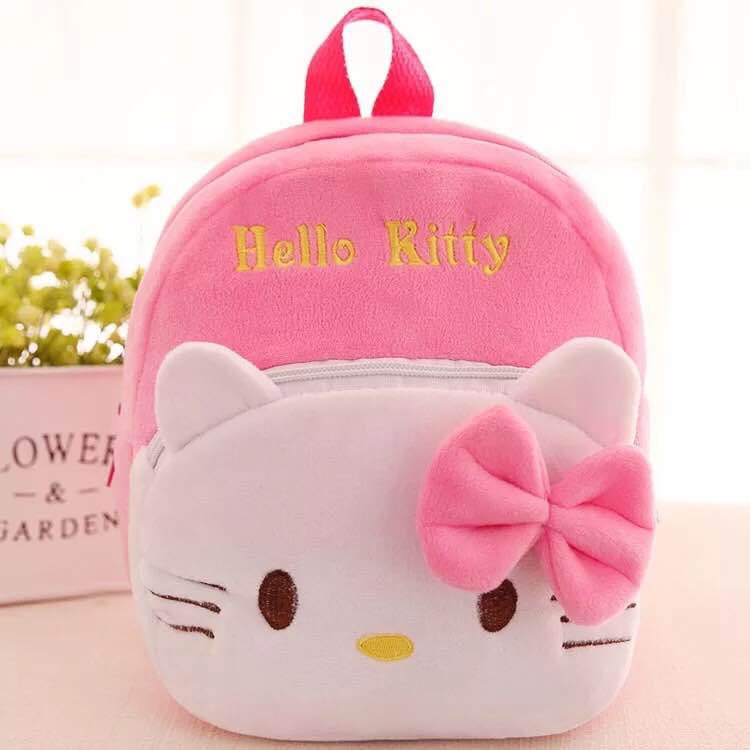 Tas Ransel Anak-anak Backpack Karakter Kartun Tas Punggung Motif Boneka Balita Kain Bludru Lembut Azgalery T76-1 KECIL