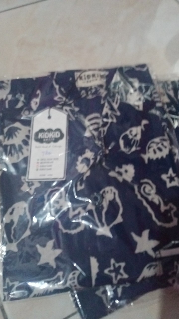 Batik Couple Anak Batik Anak Couple Kakak Adik Baju Warna Navy Biru Dongker