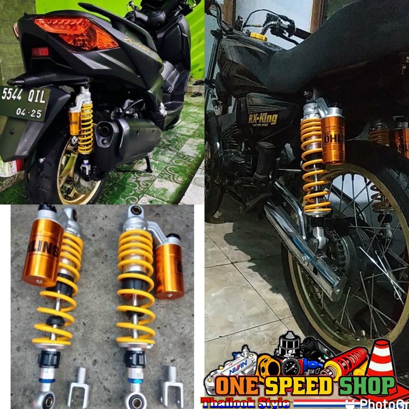 shockbreaker belakang bebek 320mm tabung atas rxking tiger cb