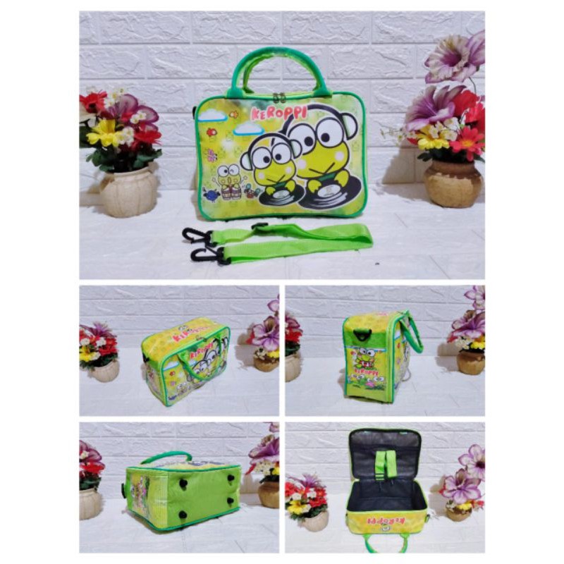 Tas travel bag karakter mini /travel bag lokal size 30x23x13 cm