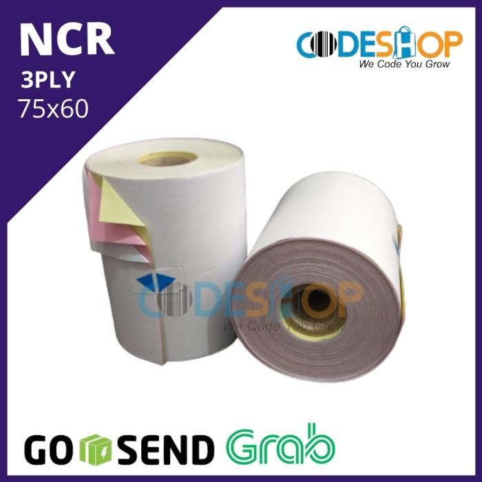 

1Dus Kertas Struk Kasir Ncr 75 X 60 Mm - 3Ply - Rangkap 3 - Ncr 3 Ply