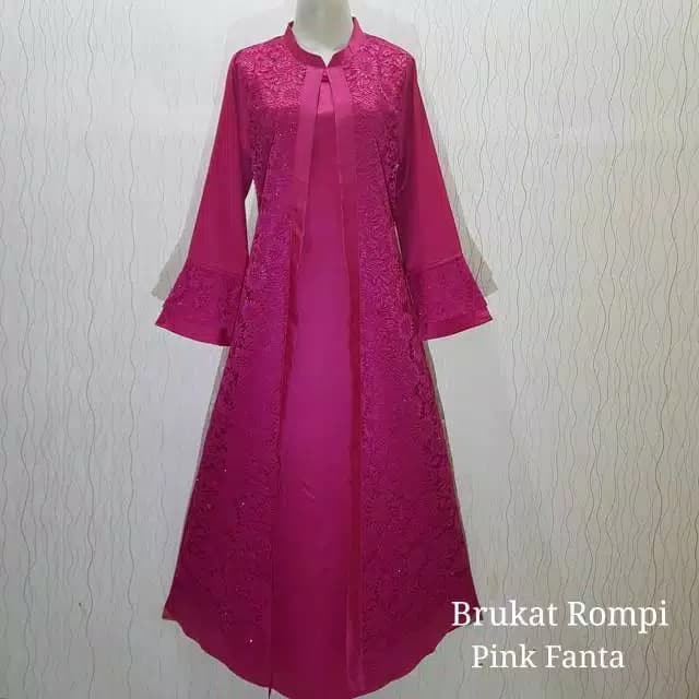 Gamis Rompi Brukat