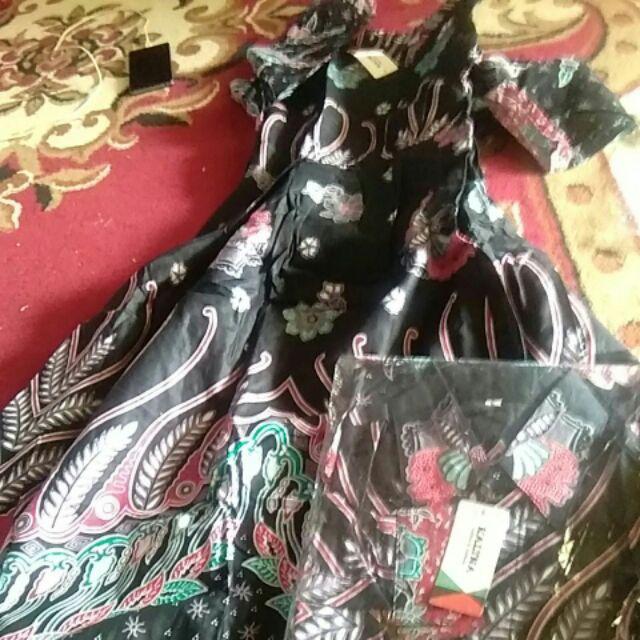 Baju Batik Couple Gamis Jumbo Murah Pasangan Modern Muslim | Devanna