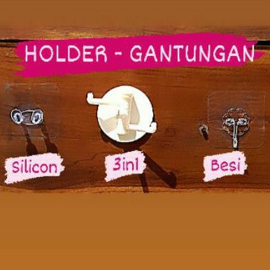 Gantungan Tempel Dinding Serbaguna | Cantolan Multifungsi | Power Plug Hook Holder | Penyangga Kabel