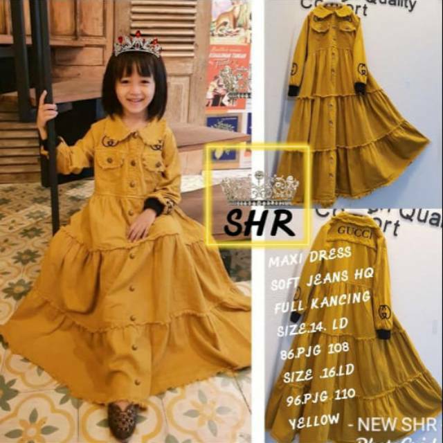 Maxy dress anak SHR ORI