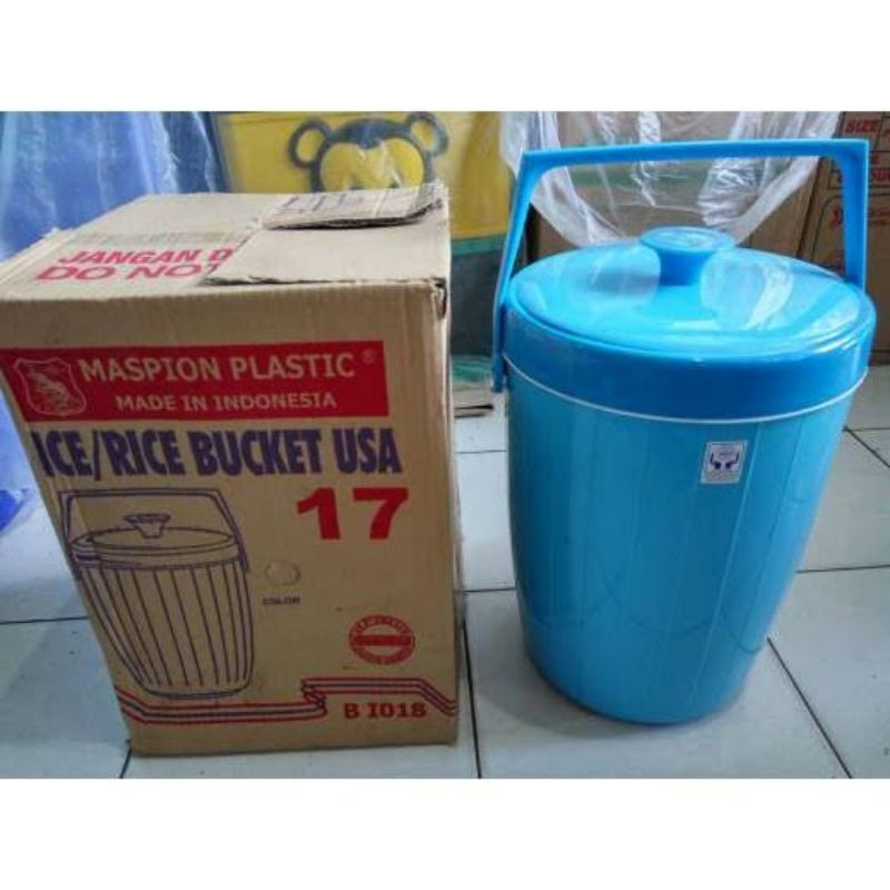 termos nasi termos es batu merk maspion ice/rice bucket 6 8 10 14 17