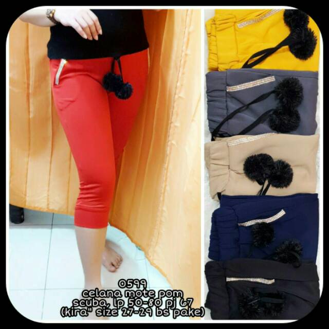 Fi pants mote pom 0599 6warna realpict