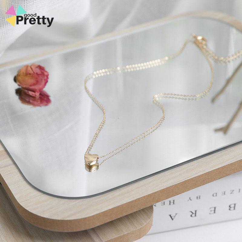 Kalung Titanium Anti Karat Dengan Bentuk Cinta Kalung Fashion Wanita Model - PD