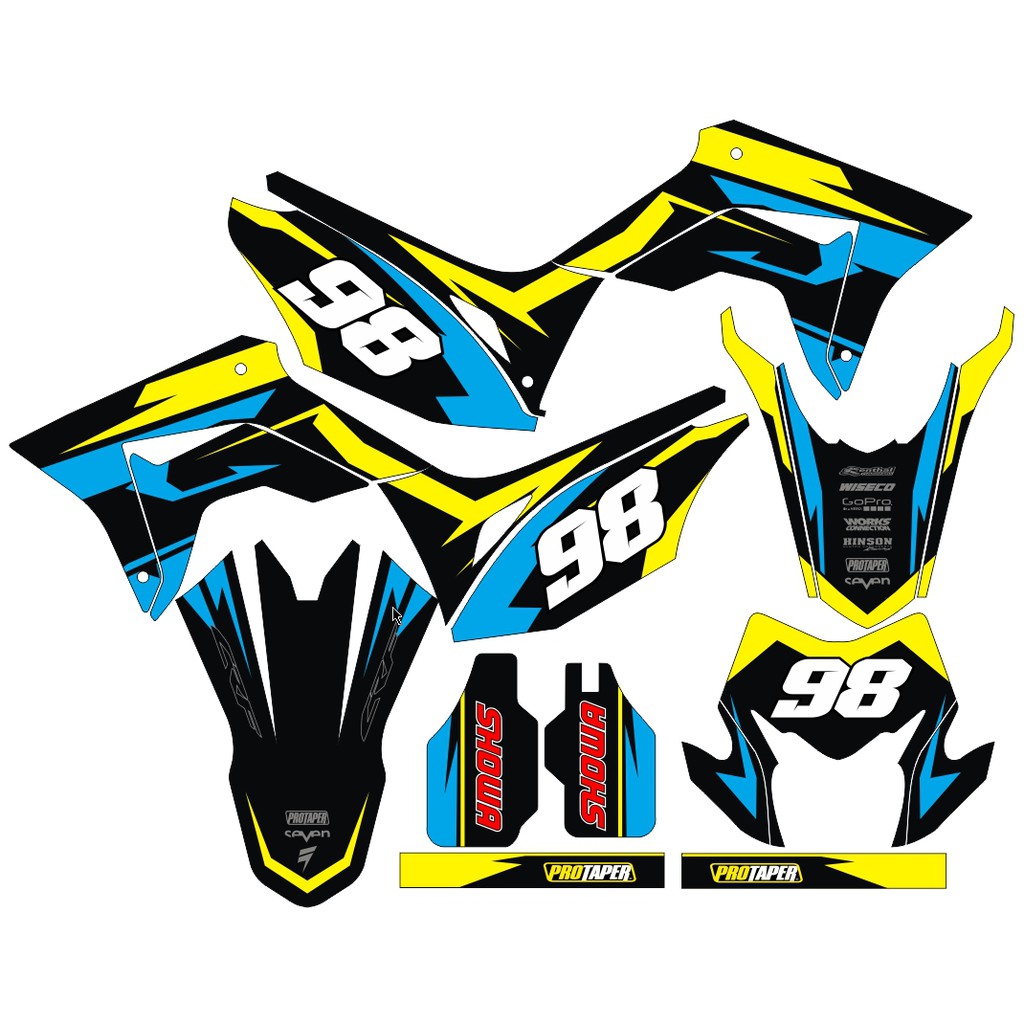 Sticker DECAL CRF 150 L Bisa Custom Stiker Honda CRF 150 L  (21)