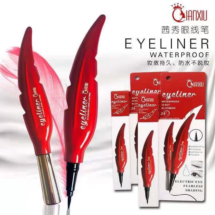 EYELINER DAUN QIANXIU/ LIQUID LONG-LASTING WATERPROOF 24 JAM