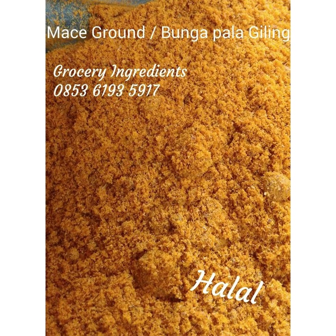 

Mace Powder 1Kg / Kembang Pala Bubuk / Bunga Pala Bubuk Asli