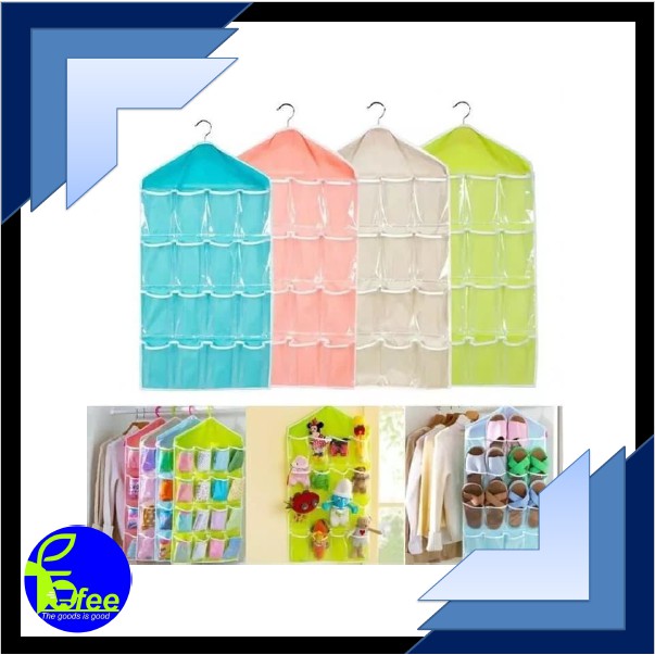 [IMPORT] - Pouch Gantungan Kaos Kaki Underware Organizer Multifungsi Korean KodeGKK7