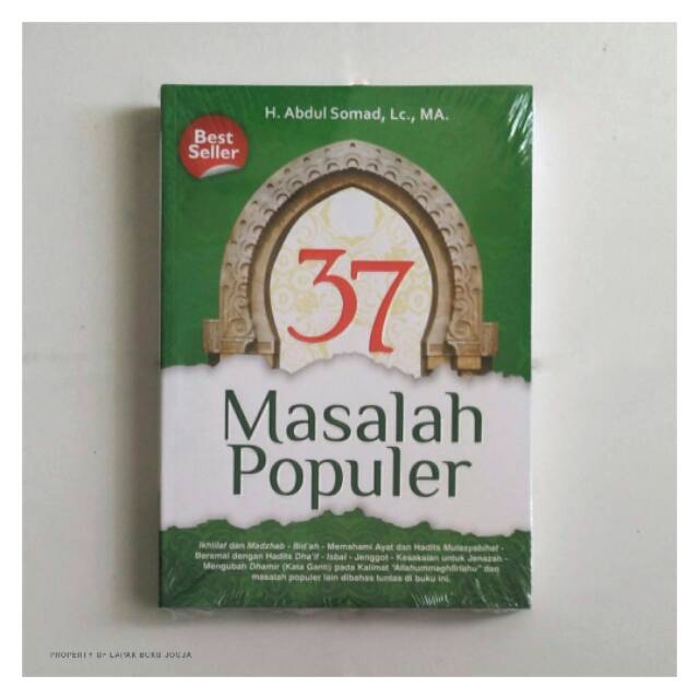 BUKU 37 MASALAH POPULER - H. ABDUL SOMAD, LC., MA