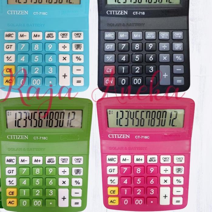 

Hot Sale - Kalkulator Citizen 718 Warna / Calculator Citizen 718 CT 718 WARNA KALKULATOR MEJA DAGANG