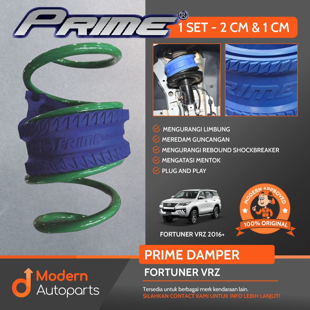 PRIME Damper / Spring Buffer FORTUNER VRZ 2016+ 1 SET