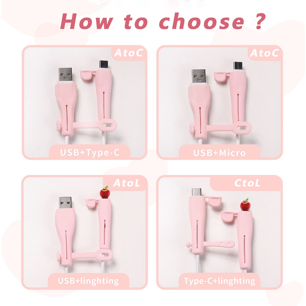 Pelindung Kabel Charger Usb Tipe C Untuk Iphone / android